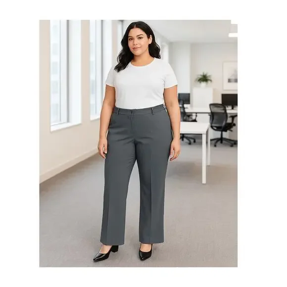 Lane Bryant | Pants & Jumpsuits | New Lane Bryant Gray Dress Pants Size 6  Average Womens Career Trousers | Poshmark